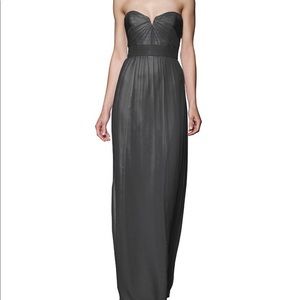 Amsale Charcoal Bridesmaid Dress - G969C